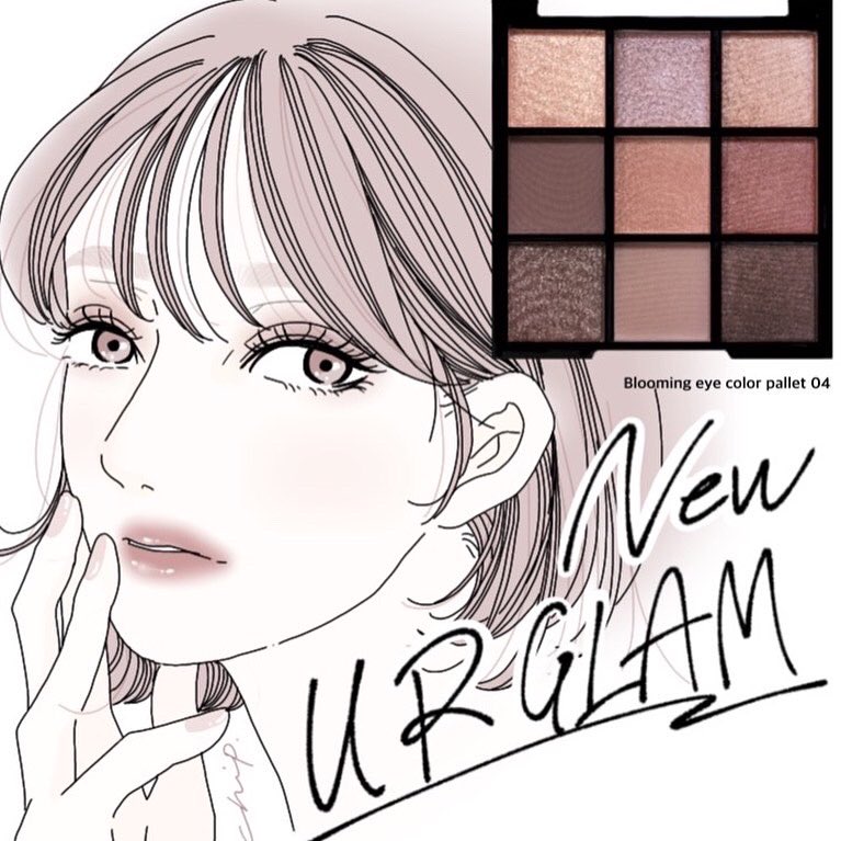 Chip お絵描きの人 Ur Glamの新色アイシャドウパレット メイクイラスト描いてみたよ ダイソーコスメ ユーアーグラム アイシャドウ アイシャドウパレット メイクイラスト T Co 8oozmoxmk6 Twitter