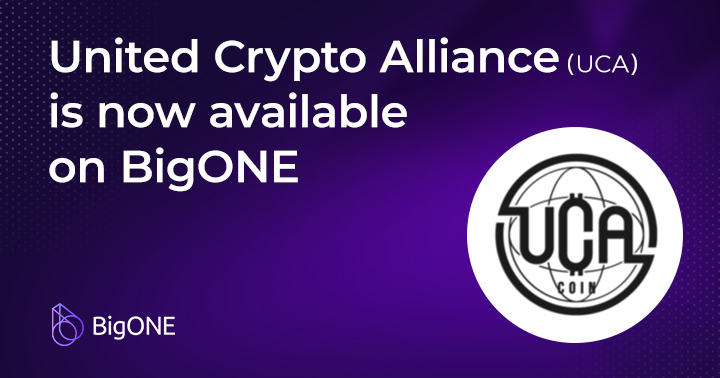 BigONEexchange's tweet photo. Dear BigONE traders,
We've successfully added #UCA by @ucacoin to our platform.
Trade $UCA against $BTC at https://t.co/P4x9wuoEis
#UCA
#BigONEexchange
#ucacoin https://t.co/KD94Gr1BAk