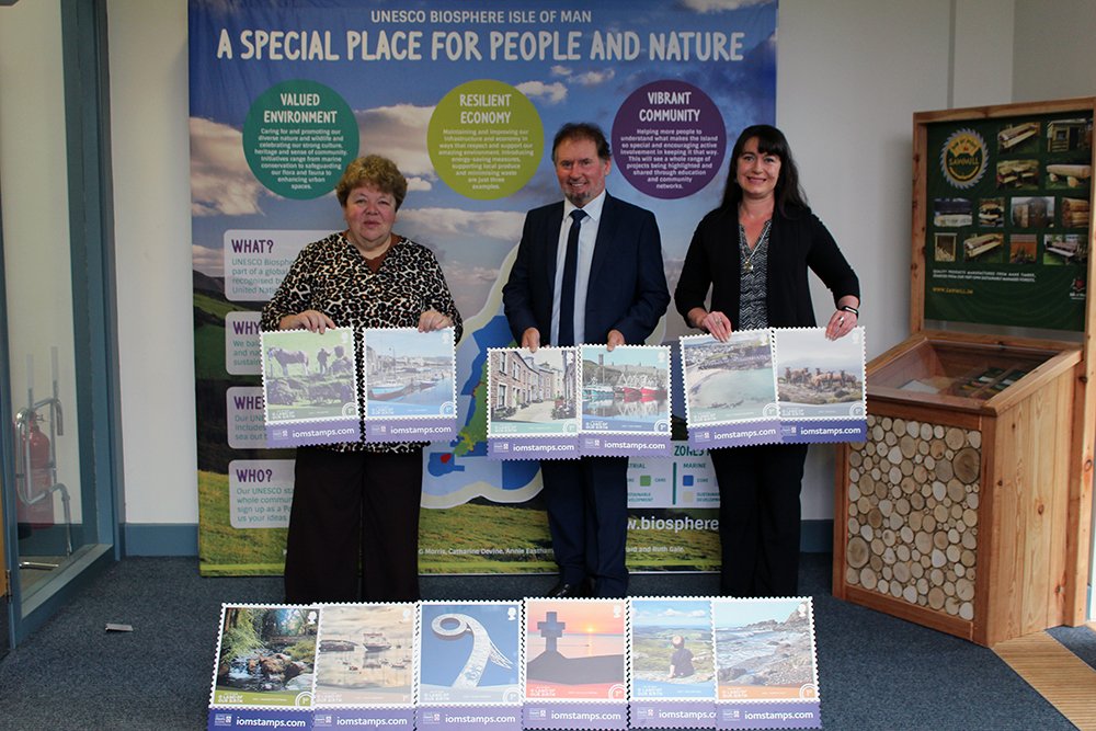 GeoffreyBoot's tweet photo. Pleased to host Isle of Man Post Office launching O Land Of Our Birth stamps. #IOM #Iompost https://t.co/VSMVmocHb1