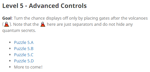 uncertainsys's tweet photo. The first puzzles of Level 5 are already available! There's going to be more coming soon around parity controls as well
https://t.co/mlOTfGlPvM
#QuantumComputing
#QuantumIntuition
#puzzles https://t.co/Ylucvr94gq