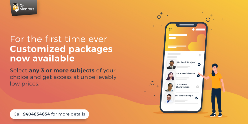 Drmentors's tweet photo. For the first time ever, #Drmentors has launched customized packages!
Select any 3 or more subjects you want at very reasonable prices.
Hurry! Call us on 9404634654 to know more about the offer.
#MedicalStudents #customization #discounts #offers https://t.co/RoEyHdXB6W