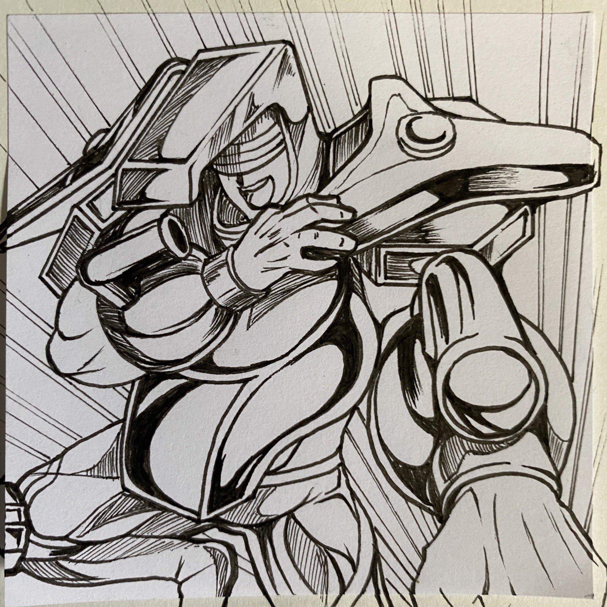 フジダイ Daily Post It Art Challenge S2 キン肉マン 完流 ジャック チー 悪魔超人ってやつは最後のひと呼吸がなくなるまで油断ならない 一日一ポストイット絵 No 264 キン肉マンアニメ化 キン肉マンアニメ化応援 お湯も出てくるめっちゃ便利なヤツ