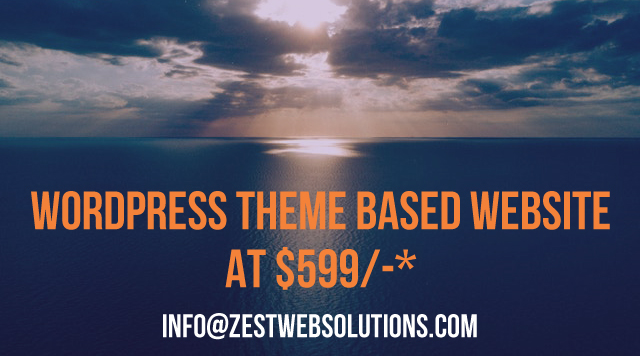 Zestwebs's tweet photo. WordPress Theme-based Website in just $599/-*.
#wordpress #website #responsive #themebased #themeforest #premiumtheme #licencedtheme #wp #wpsite #startup #redo #redevelopment #maintenance #upgrade #devicefriendly #wp #zest https://t.co/SNfuEu5E9r