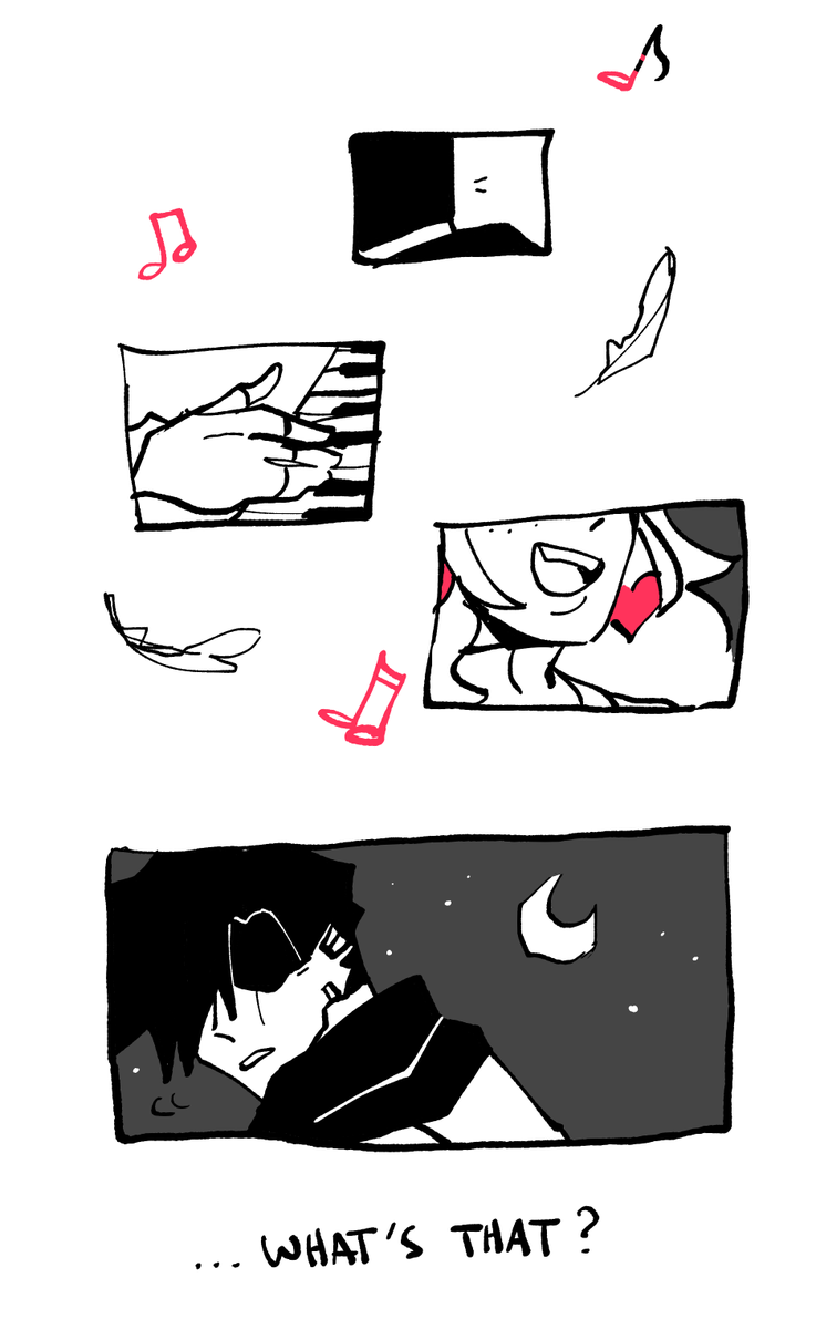 [OC] tw // self-harm

A little comic about Wolf, and his first encounter with a songbird. 