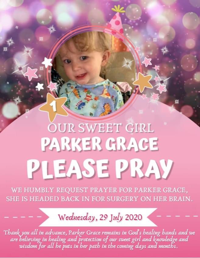 ArtieDaemaer's tweet photo. Hey guys.. idk what your religious beliefs are and I’m not looking to have a discussion about it but I’m asking everyone to pray for this little girl.. shes my niece, she’s 1 year old and she’s going in for her 3rd brain surgery Wednesday morning so please send her your prayers https://t.co/h8MrgHYJE8