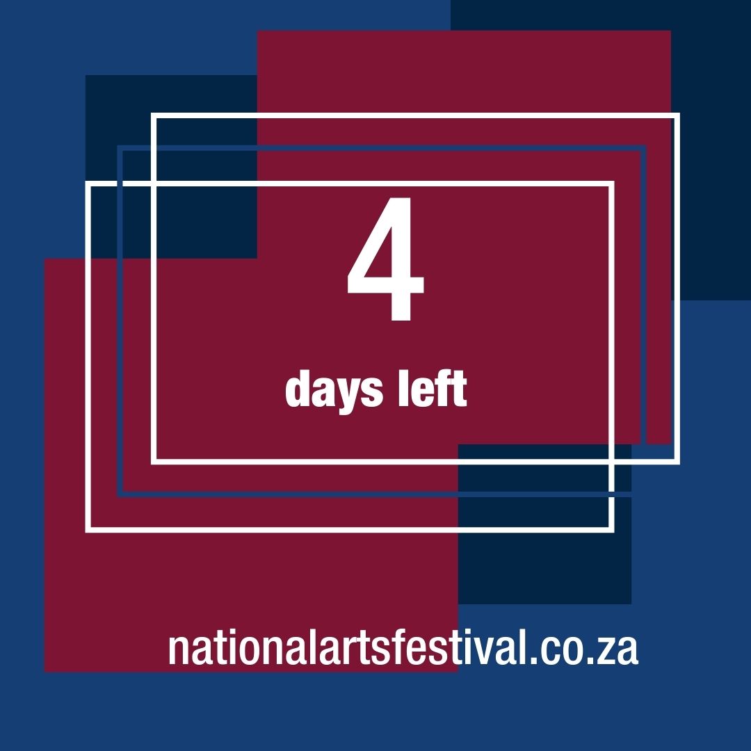 artsfestival's tweet photo. Just 4 days of the Virtual National Arts Festival left!
Don’t miss out on your last chance to see the content that’s up and support the artists who created it 🌻
https://t.co/srbgRcZv33
#vNAF2020
#virtualNAF
#vFringe2020
#wearestillcreating
#southafricanarts https://t.co/KnHx5UTno8