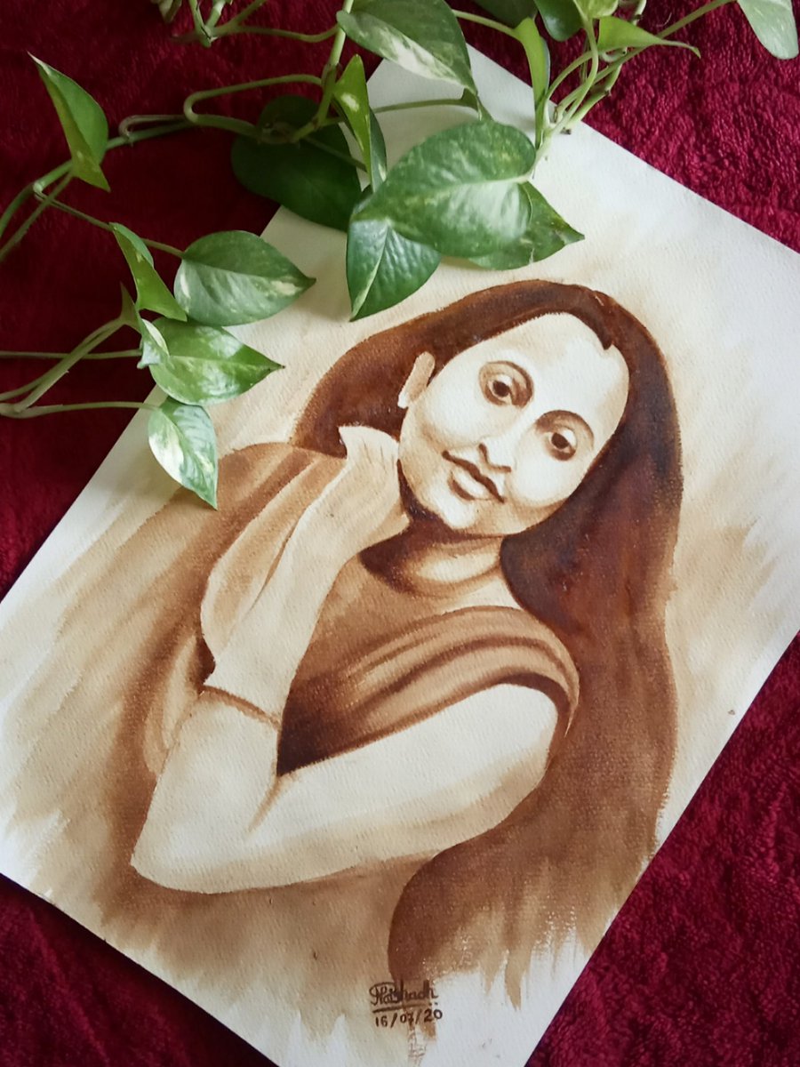 GoldenArts7's tweet photo. New coffee painting of my Mom
#Coffee #coffeelovers #coffeeart #coffeepainting #coffeeportrait #art #ArtistOnTwitter #artistsontwitter #artist #artwork #ArtCommission #artistontwittter #painting #paintings #drawing #drawthisinyourstyle #draw #MOTHER #mummy #mom #giftformom #gift https://t.co/296MspdmCC
