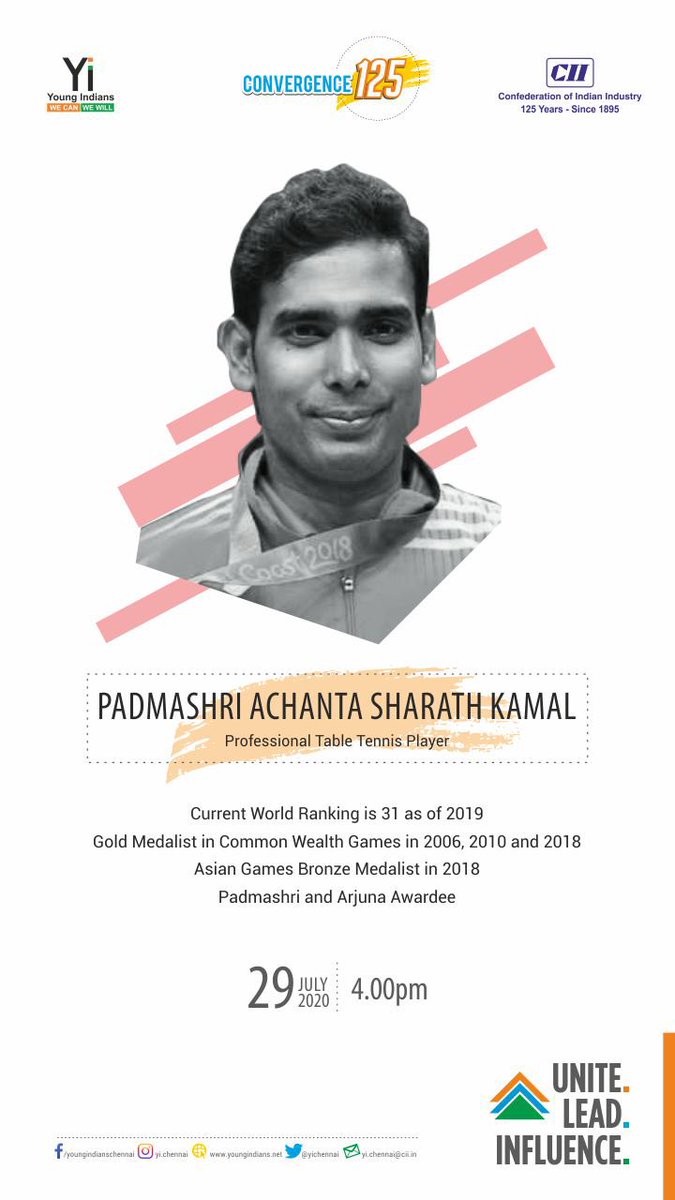 sharathkamal1's tweet photo. Looking forward to interact with everyone through this webinar tomorrow! Do tune in, to watch it live on Facebook. 
https://t.co/RXtqmSnvbj

#CII4India #Convergence125 #YiChennai #YoungIndians https://t.co/GrleI1ICHj