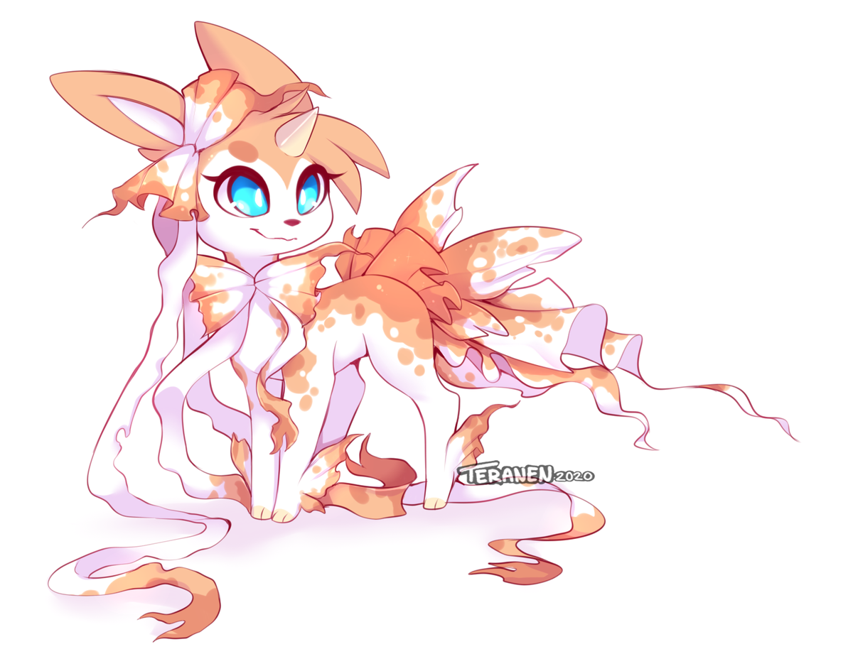 Feral version of the Goldeon, with more details Pokefusion Goldeen x Sylveo...