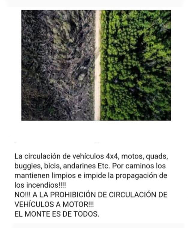 AsocUsuariosTT's tweet photo. Los caminos y senderos en desuso desaparecen con el crecimiento vegetal. El transito de personas y vehículos ayudan a que permanezcan abiertas, sirvan de cortafuegos y como vías de conexión en casos de emergencias. En #AUTT defendemos la circulación libre regulada, no prohibida🚫 https://t.co/y2QzT6CfxT