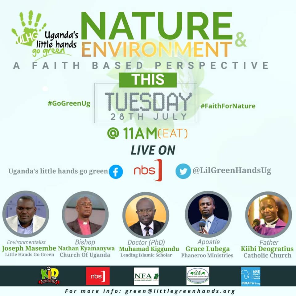 bjohnhillary's tweet photo. I am so looking forward to this discussion, A faith based perspective on Nature and Environment with @LilGreenHandsUg @Phanerookampala @nbstv @JosephMasembe1 @gccm_africa @350Africa
#BuildBackBetter #FaithforNature #Girls4Climate #stopEACOP https://t.co/9cVKFvCuaX