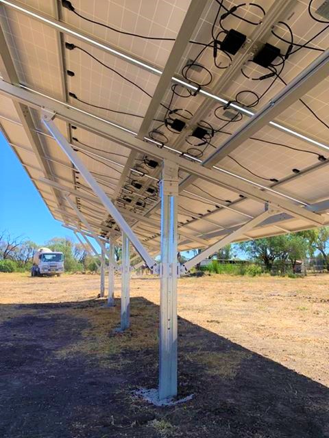 clenergy_global's tweet photo. Thanks, #SamGardel from GardelElectrical for the #Clenergy #SolarTerrace #GroundMount #Solar pics. Paired with @SolarEdgePV &amp; @Canadian_Solar | Check out #monitoring System covers the majority of usage! #Renewables  #RuralSolar #SustainableFuture #GreenEnergy #NSW #Australia https://t.co/NNphG3w63Y