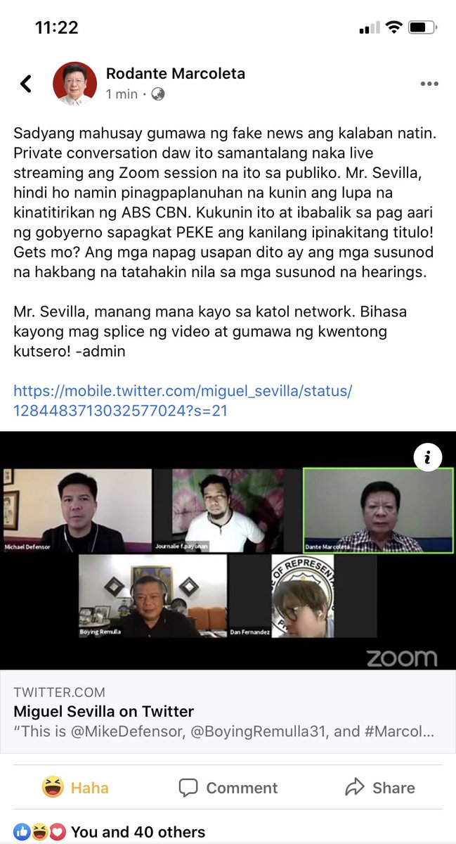 PHLoyalist's tweet photo. ~When the Wokes are threatened by you this early in the game then you know you’re doing something right.~
#WeStandWithMikeDefensor
#MarcoletaForSenator2022
CTTO: https://t.co/42cPWZCFWd