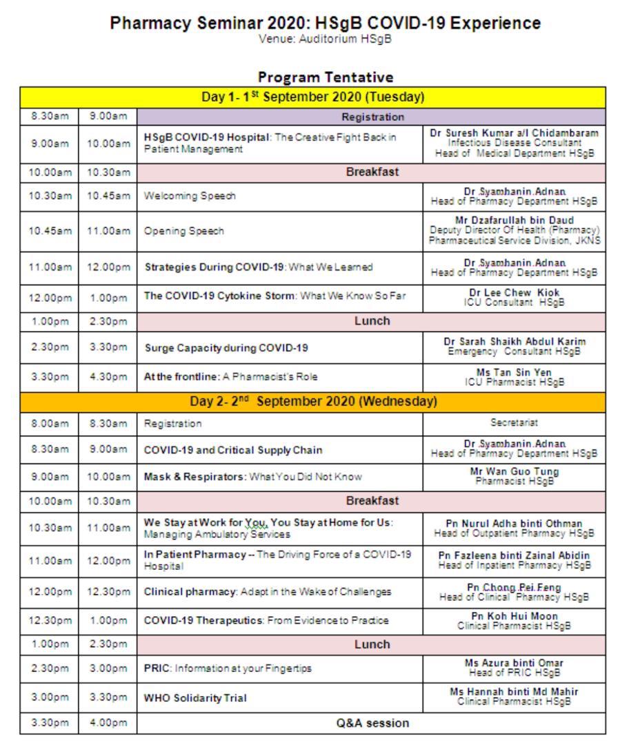 Do join us if you want to hear our stories when dealing with COVID-19 pandemic!