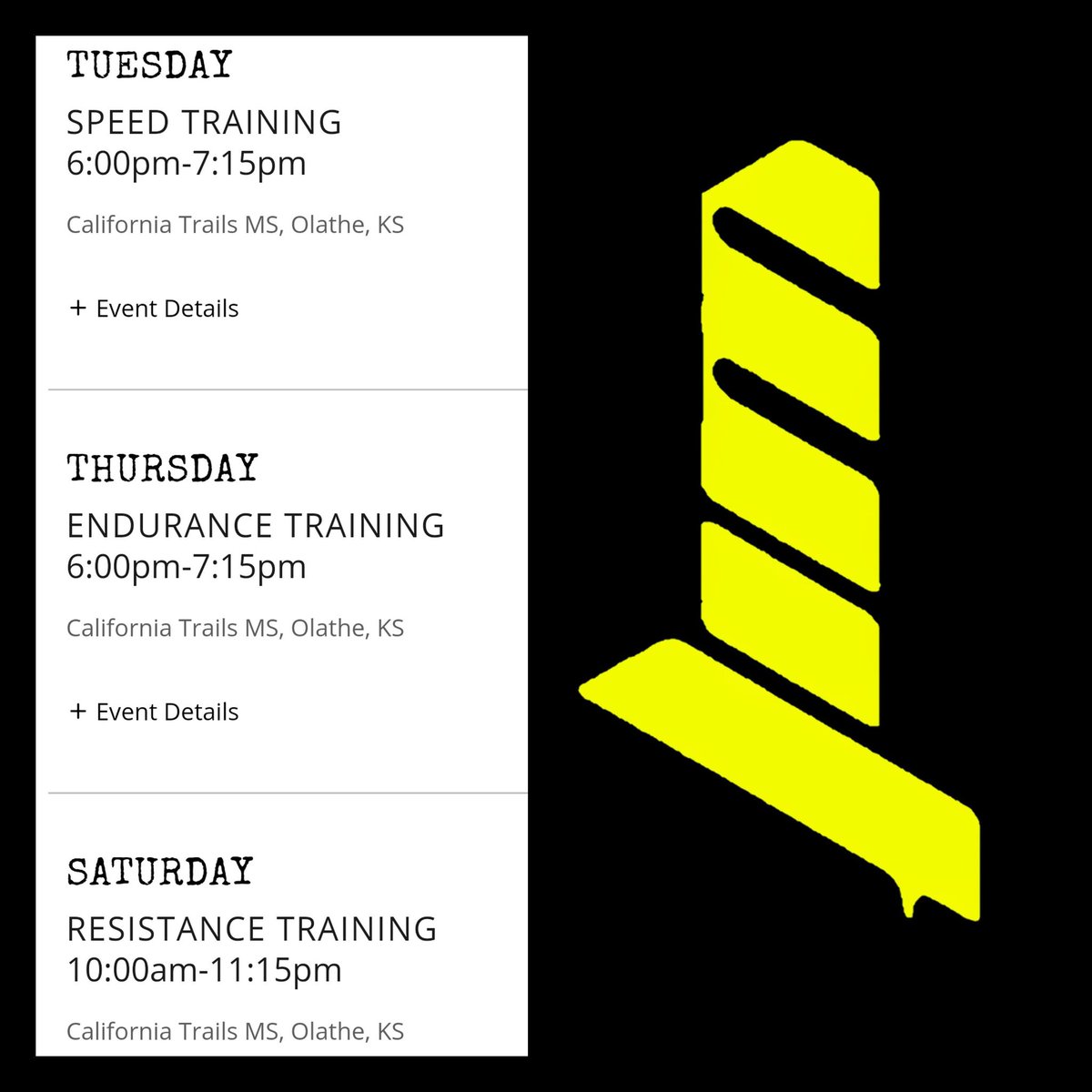 NajeebEchols's tweet photo. This weeks training schedule! See you tomorrow! #whateverittakespremieretraining #WITNATIONS #WITSTRONG💪 #WITFAM

"THERE IS NO OFFSEASON"
"PRACTICE MAKES PERMANENT"

https://t.co/FRTpzE6kRe https://t.co/K7eVxkQrkA