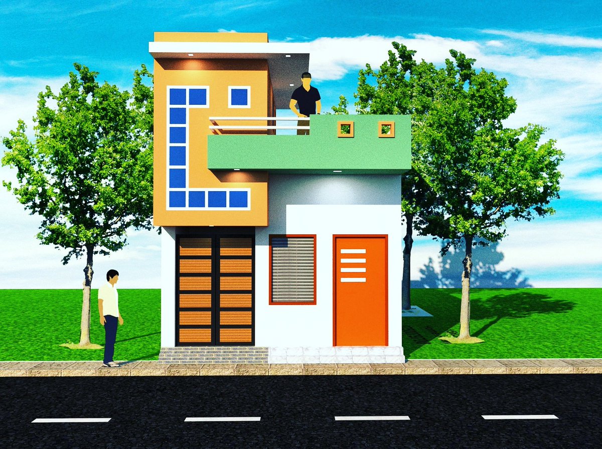 BuildoHome's tweet photo. 50 gaj house design #housedesign #architecture #homedecor #exterior #homeelevation #houseideas #buildohome #designforhomes #homeexterior #houseexterior #sketchup3d #sketchuphome #proparty #smallfarmhouse https://t.co/mVi3miQcE3