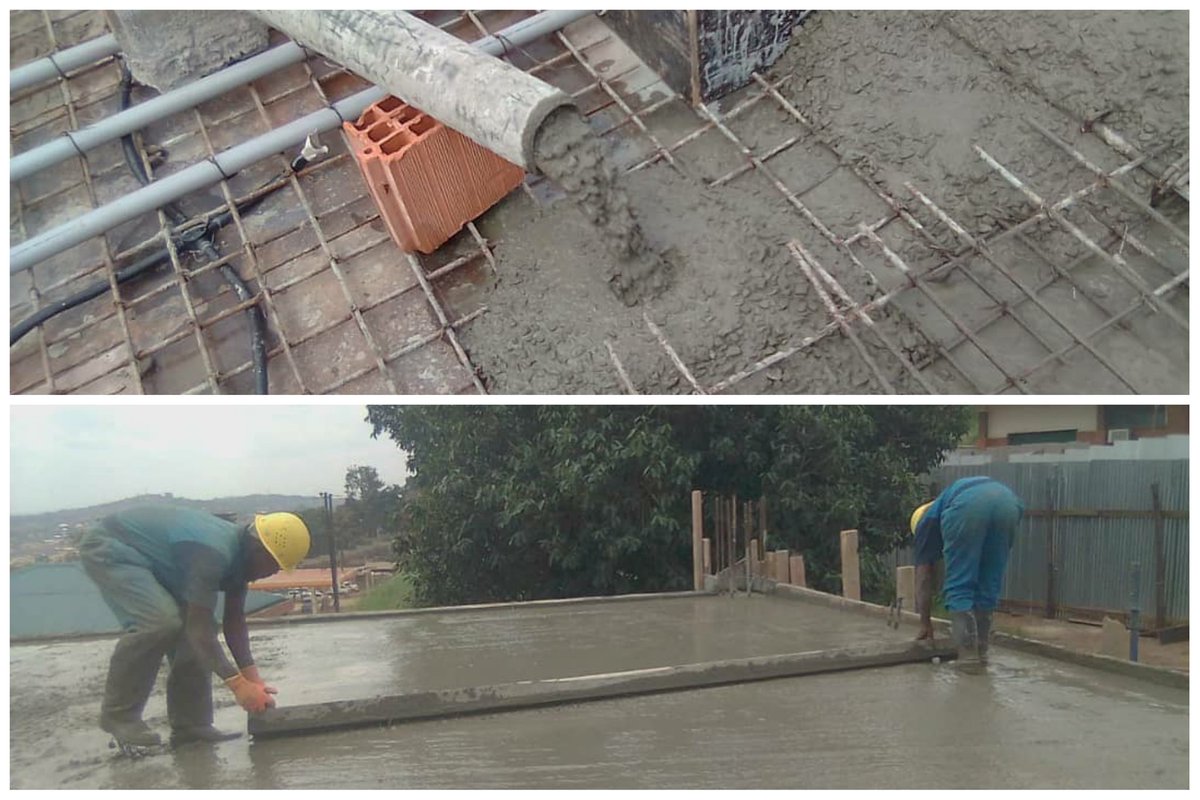 Kmndrew1's tweet photo. This is how the @concrete_pump makes work easier.  A slab at any level can be cast as quickly as possible and it is #COST_SAVING. https://t.co/JYpibN2HXv
