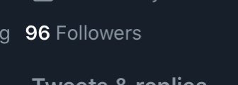 no and holy crap we’re almost at 100 followers. You guys are great and I thank you for that!