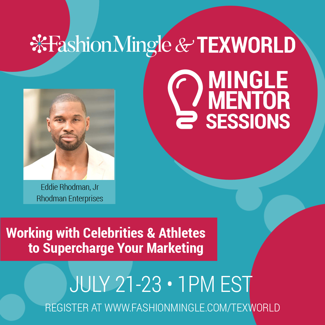 EddieRomanMedia's tweet image. I'm looking forward to being apart of @fashionmingle &amp;amp; @TexworldUSA mentor sessions for the next 3 days.
Tues, July 21 @ 1 pm ET
Wed, July 22 @ 1 pm ET
Thu, July 23 @ 1 pm ET

Register at lnkd.in/eG6EqxA
#fashiondesigners #appareldesigners
#TexworldUSA #ApparelSourcingUSA