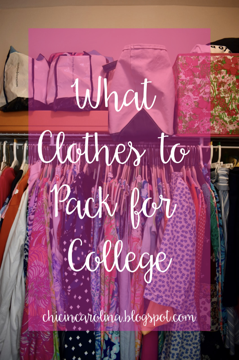 Sharing what clothes to pack for college today on Chic in Carolina bit.ly/38R4PVt