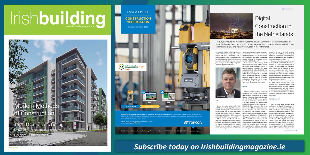 'Digital Construction in the Netherlands'
Check out our interview with <a href="/mfdejonge/">Menno de Jonge</a>, Director of Digital Construction at <a href="/BAMGroup_EU/">Royal BAM Group</a>
edition.pagesuite-professional.co.uk/html5/reader/p… 
#RoyalBAM #BAMIreland #BAM #BIM #DigitalConstruction #BIMIreland #Irishbuilding