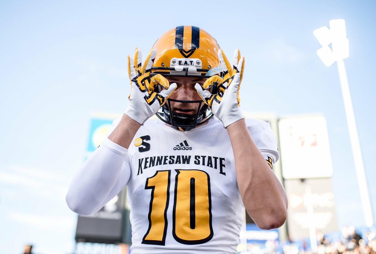 KennesawNation's tweet photo. All recruits in ALL SPORTS interested in Kennesaw State, send us what you know about our programs! What you’d like to know! We’re a third-party news source for KSU athletics (unaffiliated directly) 🦉 #CollegeRecruiting #KennesawState https://t.co/XoLcdqIupl