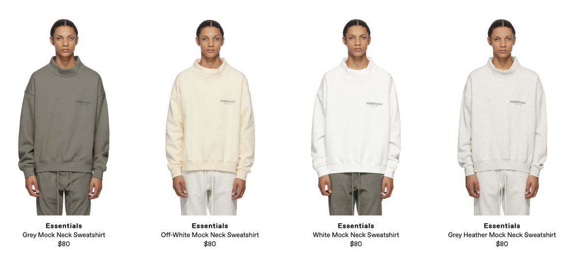 essentials ssense drop