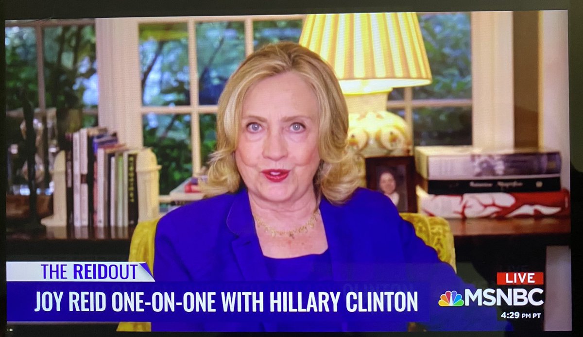 She’s warning us again ... we better listen - 

“....we have to be concerned... have to begin preparing for...”

trumps veiled threats of not conceding the 2020 election 

<a href="/HillaryClinton/">Hillary Clinton</a>