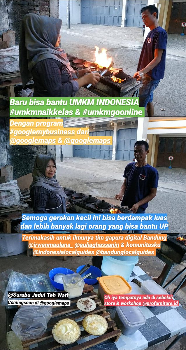 gunung_ess's tweet photo. Yuk bantu UMKM Indo Lebih berkembang lg
FYI eknmi Indonesia lbh besar di topang oleh UMKM daripada Usaha Besar/Corporate
*klau mau tau cara nambahain tmpt usaha dll nya bisa ikt kelas #gapuradigital / ikt komuntas #localguide @BDGLocalGuides

#UMKM 
#umkmnaikkelas
#umkmgoonline https://t.co/V2i6bXKDEP