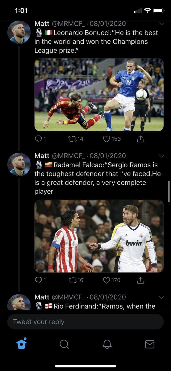 Sergio Ramos is a polarising figure. You either love him or hate him, but there’s no doubt that he’s one of the best ever, and has a strong claim to be the ABSOLUTE best. Some bonus quotes and media after this tweet.