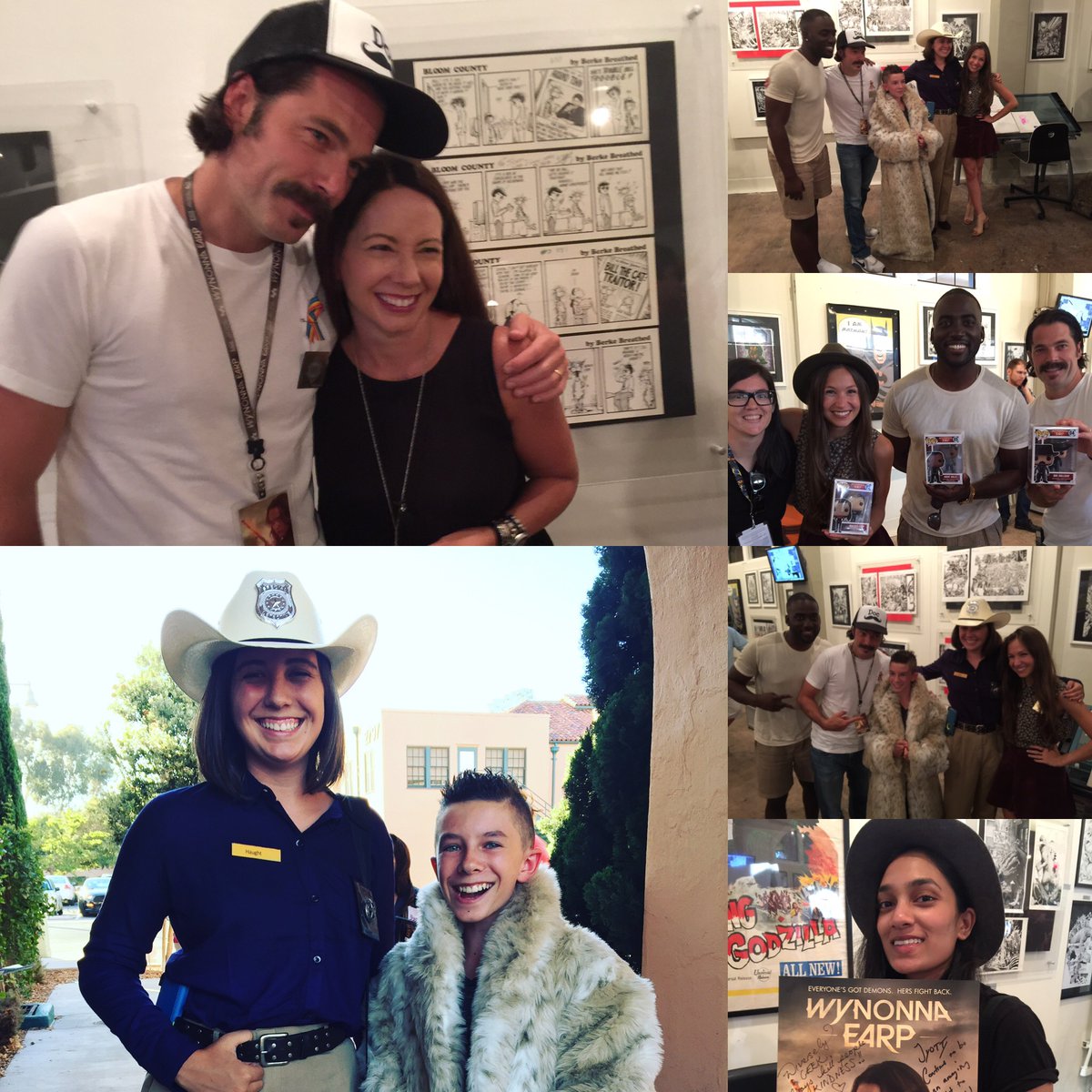 CloverRobbie's tweet photo. This happened today... back in 2016! #WynonnaEarp @emtothea @MelanieScrofano @realtimrozon @BeauSmithRanch @KatBarrell @DominiqueP_C @ShamierAnderson @IDWEntertain @IDWPublishing #comiccon2016 @WynonnaEarp #earpers https://t.co/sKjbKn6nRa