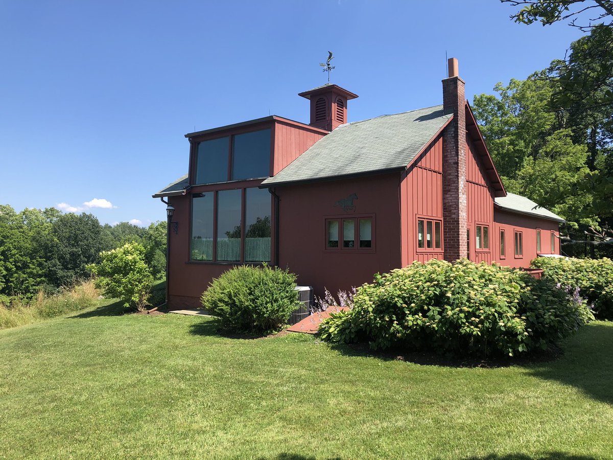 Norman Rockwell’s studio, a short walk from the museum, has large windows to let in the sunlight, and overlooks the Berkshire hills of western Massachusetts.