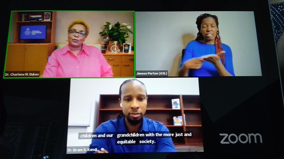 MlleRussell's tweet photo. We are in a critical moment. These are the moments in which how we act is going to affect our nation for the next 50 years. We are going to regret it if we don't act. 
-Dr. Kendi

Thank you for your time and wisdom @DrIbram!

#AntiracistPGC https://t.co/yI6hOR78ha