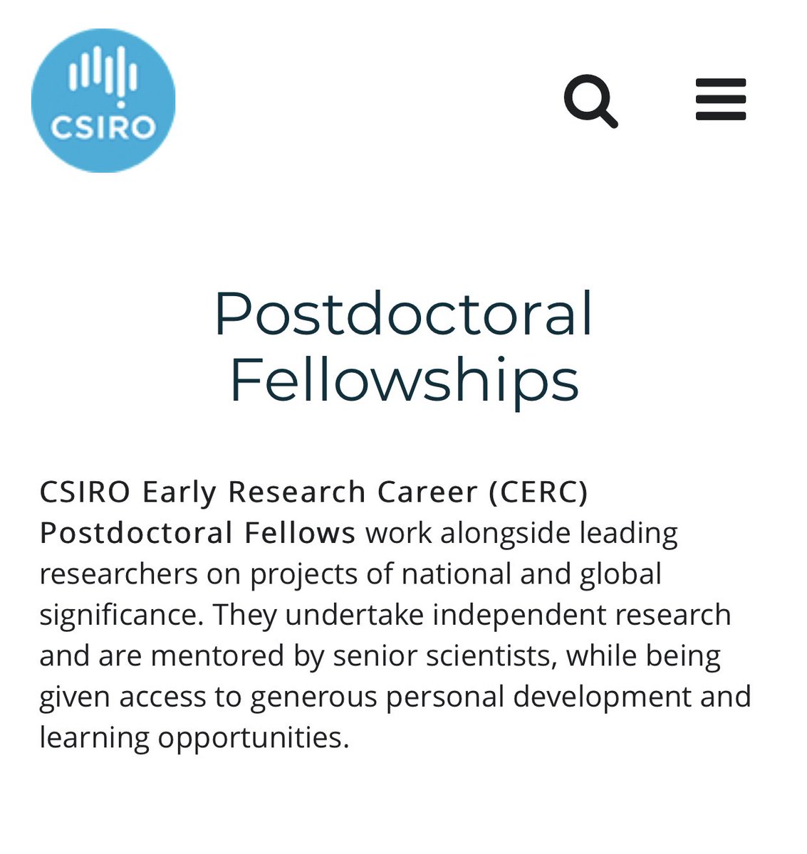 Emily_Roycroft's tweet photo. Update, and incase you missed it; @CSIRO now has 43 (!!!) postdoctoral fellowships advertised. Biology positions include systematics, genomics, fisheries, Indigenous botanical knowledge, eDNA, and more! Apps for most close early August. @Postdocjobsaus #ECRchat #AcademicTwitter https://t.co/6QYZw9Vzkm