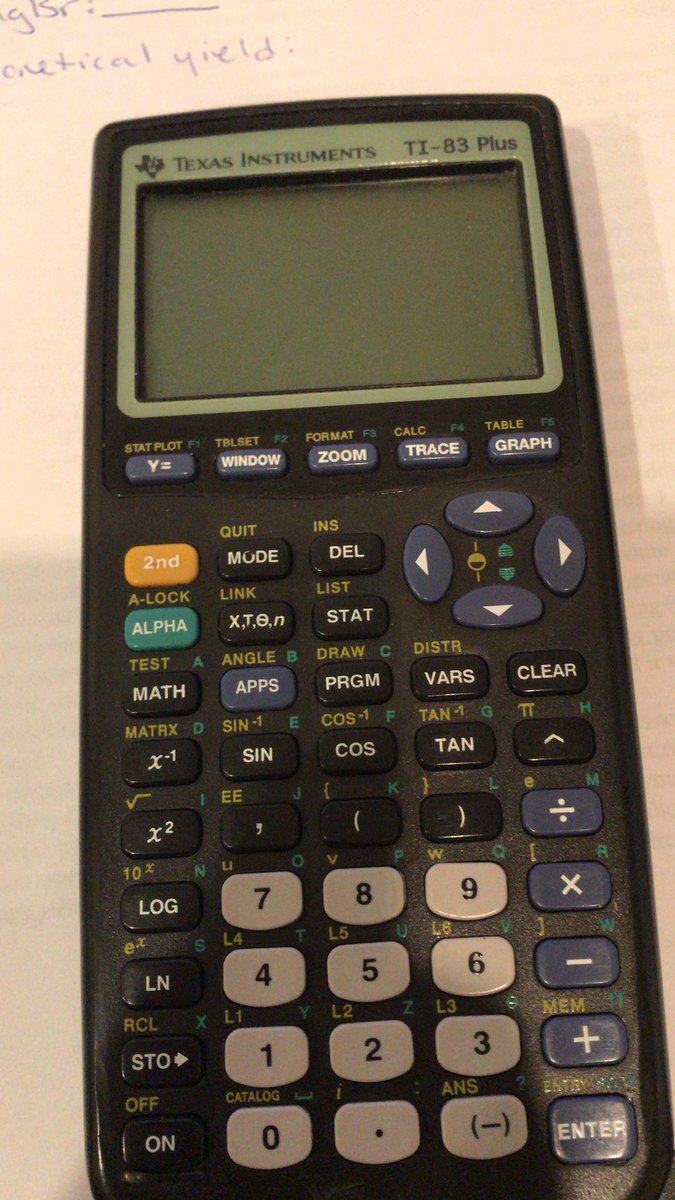 omgimtara's tweet photo. RIP T.I.-83 Plus 😢☠️
cause of death: dropped from desk to floor
Age: ~15?
#STEM #STEMeducation #chemistry #TAprobs https://t.co/YE4XZVnHrI