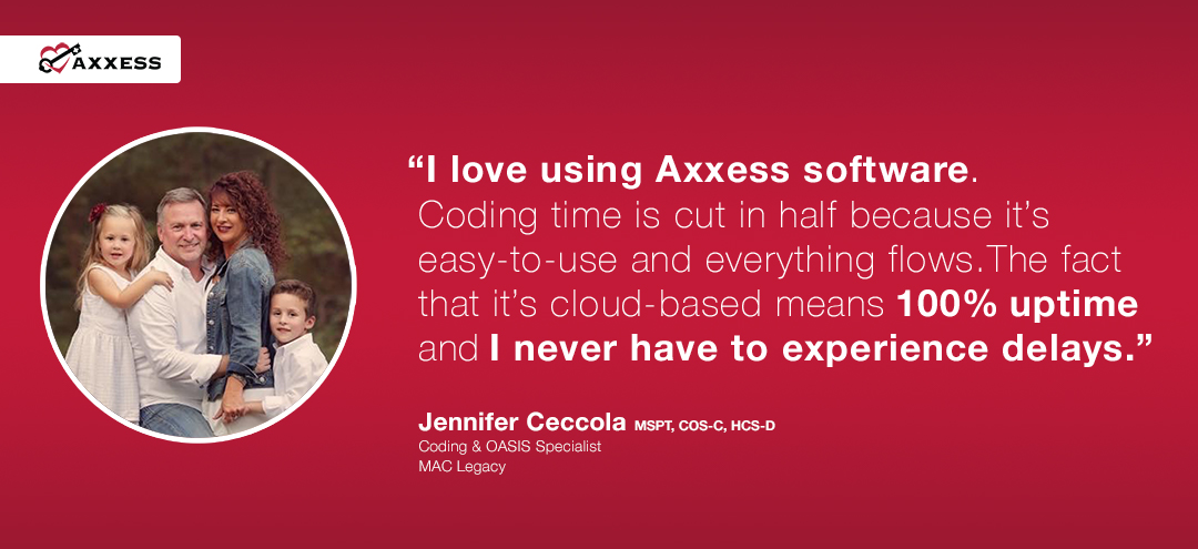 Axxess's tweet photo. All of Axxess' software is cloud-based, so system enhancements and new features roll out seamlessly and your organization never deals with technology disruptions. 

Learn how Axxess can empower your team to provide the best possible care: https://t.co/DO2ell1Pni https://t.co/sXJCEjwasF
