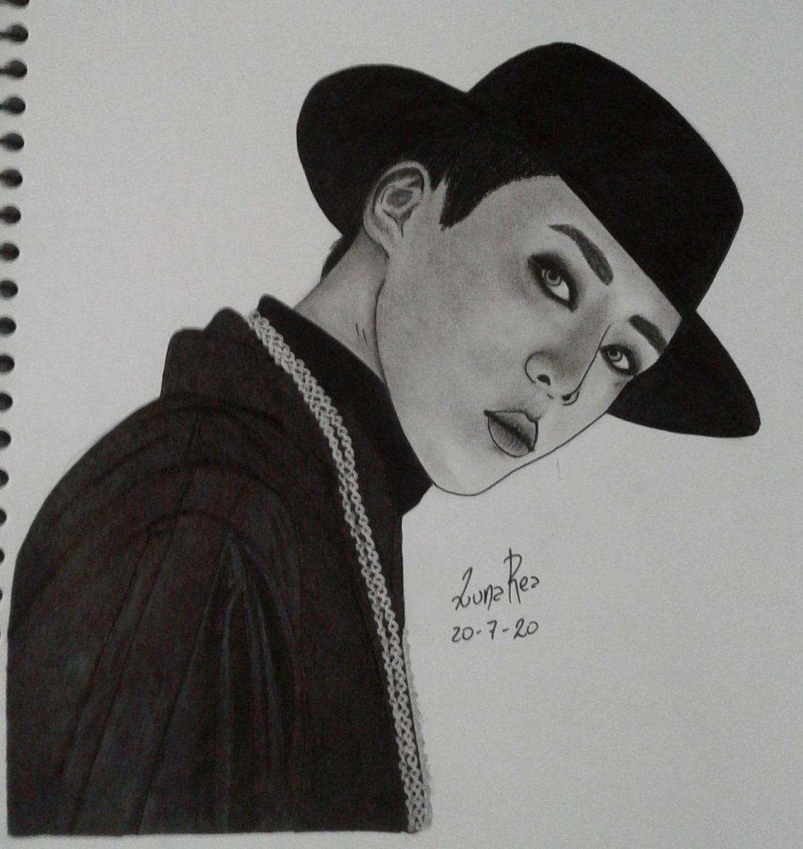 CeRvAnTeSDAI's tweet photo. The men in black fedora. #ateez #ATEEZfanart #lunarea #ATEEZ_COMEBACK #myart #halahala #blackfedoramen @ATEEZofficial #YUNHO https://t.co/MsxJlpJcH3