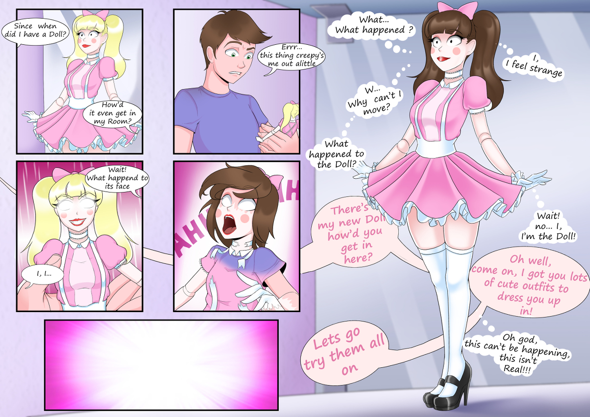 JesscaVT on Twitter: "Doll (mini comic) #crossdress #TG #fem