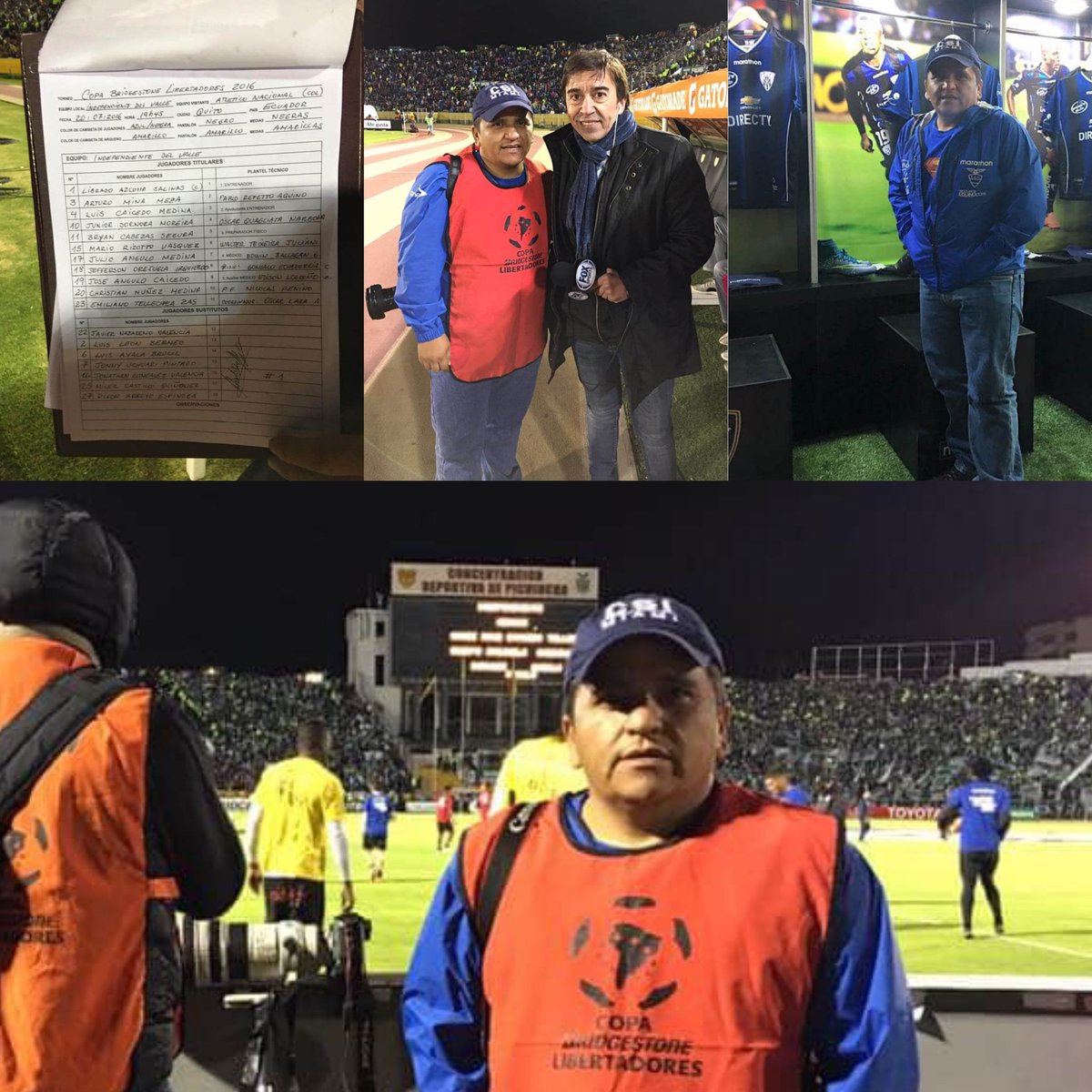 Cuatro años atrás a esta hora <a href="/IDV_EC/">Independiente del Valle</a> 1 - <a href="/nacionaloficial/">Atlético Nacional</a> 1 la primera final, <a href="/Libertadores/">CONMEBOL Libertadores</a> la vivimos desde la cancha. Goles de Berrío a los 36 y  <a href="/MinaArturo30/">Arturo Rafael</a> a los 87 y al otro dia lo vendían a River.