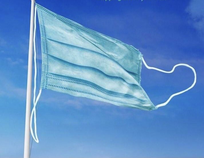 GrroverRiccha's tweet photo. World Apart. World Together. Sign of the times... #newglobalflag #gocorona https://t.co/3gkjasPtPs