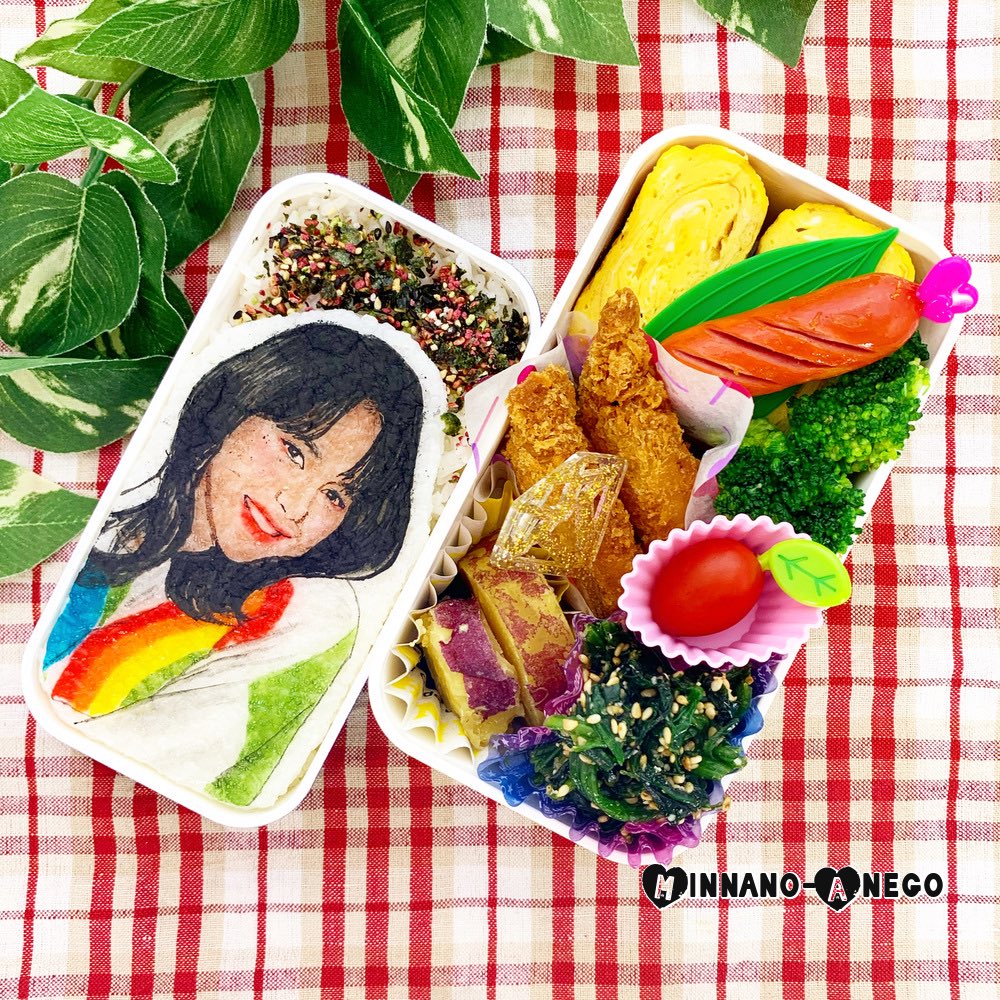 みんなのあねご Twitterissa Niziu ニナ 弁当 T Co Dwrmiomgxt Niziu ニナ お弁当 キャラ弁 オブラートアート オブアート 高校生弁当 社会人弁当 娘弁当 二段弁当 フーディーテーブル Hmh100 47japan T Co Ed0ayn4pll