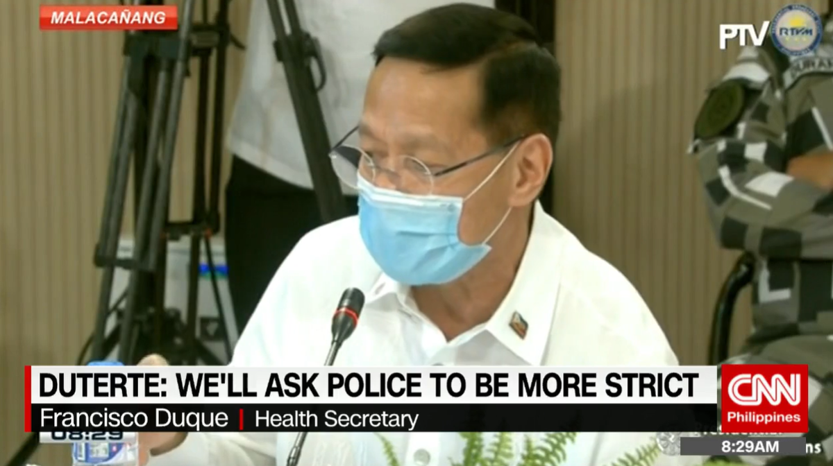 Health Secretary Francisco Duque III: Ang testing capacity ay patuloy na tumataas at ang daily testing output ay napapataas rin po