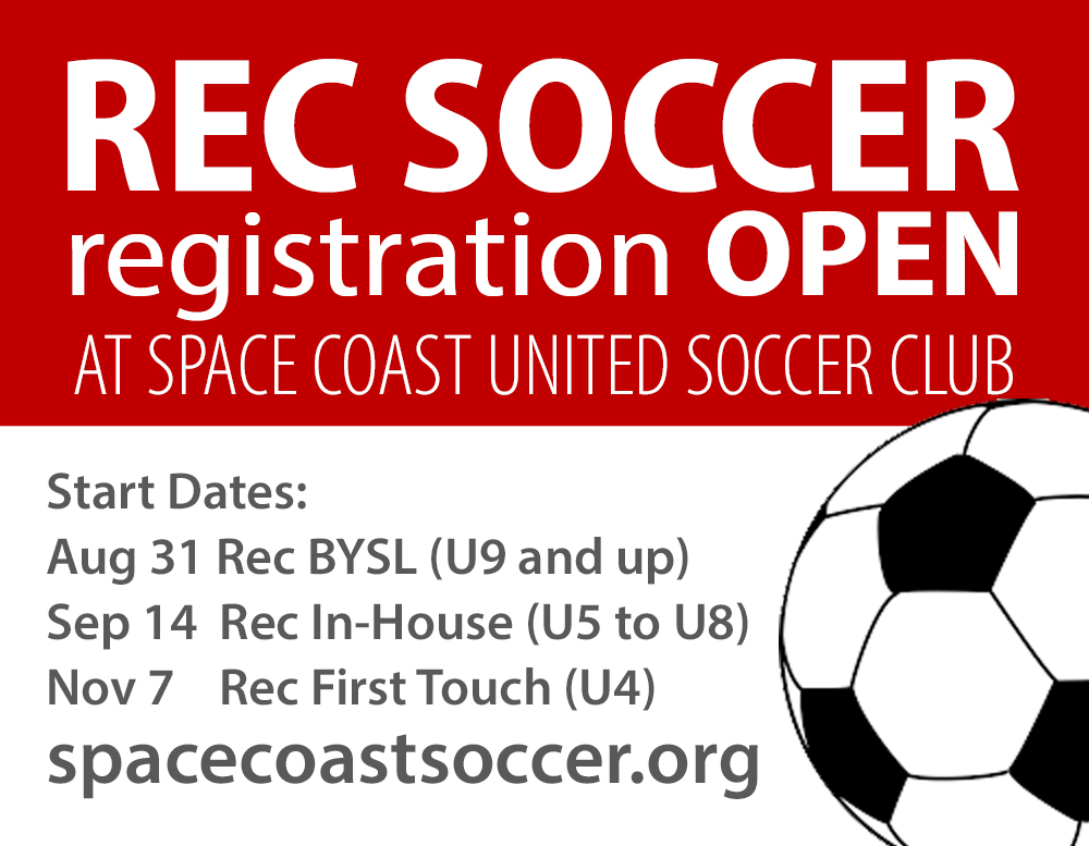 FALL REC SOCCER REGISTRATION OPEN! #scusc #recsoccer #brevardsoccer
spacecoastsoccer.org/reg/registrati…
