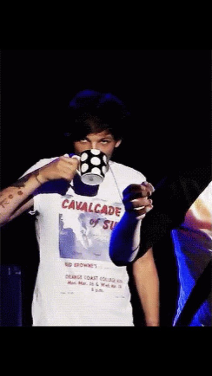 A short thread of Harry and Louis drinking milkshakes and coffee