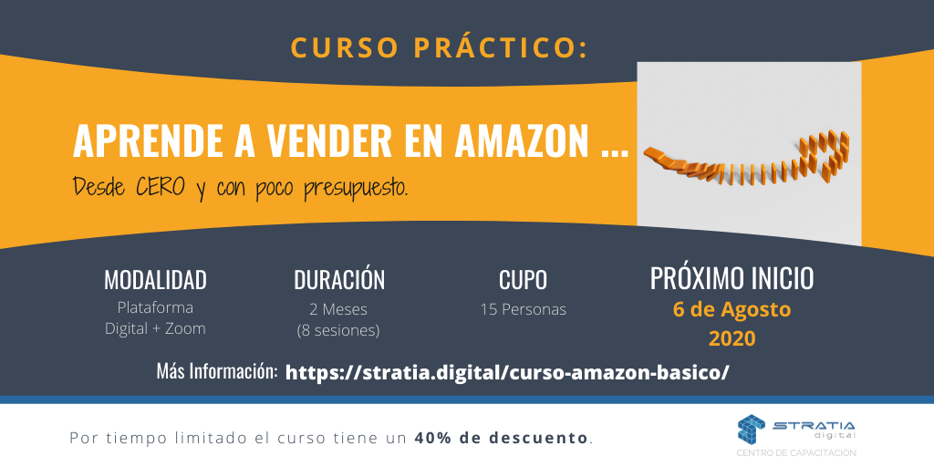 Stratia_Digital's tweet photo. ¿Quieres empezar a vender tus productos en Amazon o ya tienes tienda pero no estás teniendo los resultados esperados? Entonces esto te interesa!

Este curso te va a guiar paso a paso para tener una tienda rentable en Amazon.

Más información: https://t.co/6tnS6P0HJ2
#AmazonFBA https://t.co/8H8Ep77b9D
