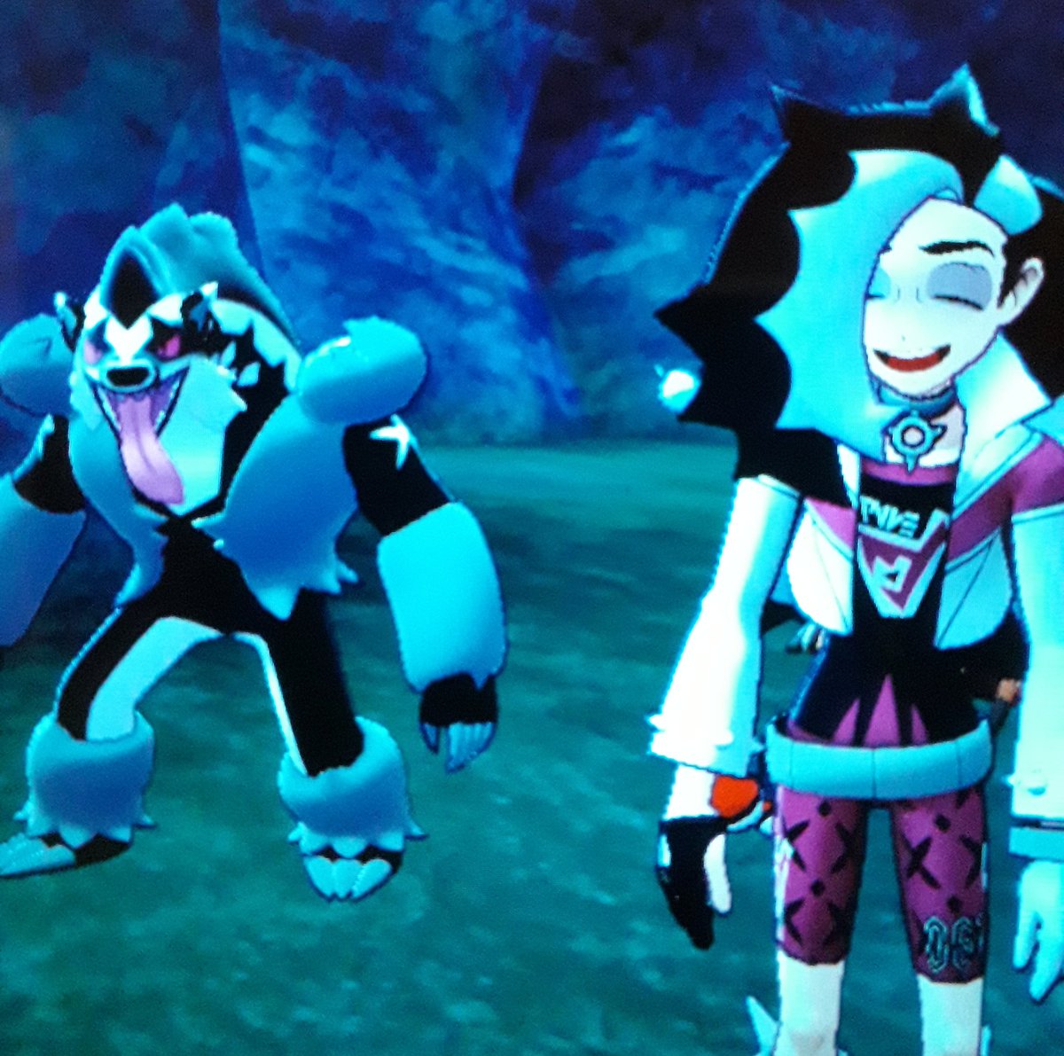 Jelly_the_Imp's tweet photo. Bad quality BUT LOOK AT HIS SMILE!
Fanservice at it's finest ~
#PokemonSwordShield #Piers #Nezz #gymleader #isleofarmor https://t.co/hmfCz46lMC
