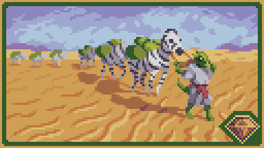 mirrutatep's tweet photo. Zebra Caravan 

Scaly trader transporting his wares

#caravan #pixel_dailies @Pixel_Dailies #pixelart #ドット絵 https://t.co/nPkDpzsTwm