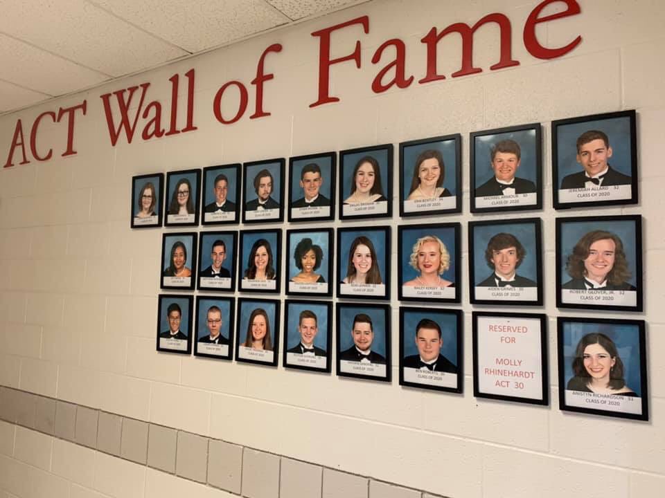 BrightonHighTN's tweet photo. Hey guys! Look what went up today! Weβll be adding more this year; will it be you??? #actwalloffame #cardinalexcellence #classof2020 #addingmore #allcardinalsalways @ACTStudent https://t.co/lsE6HYLUre