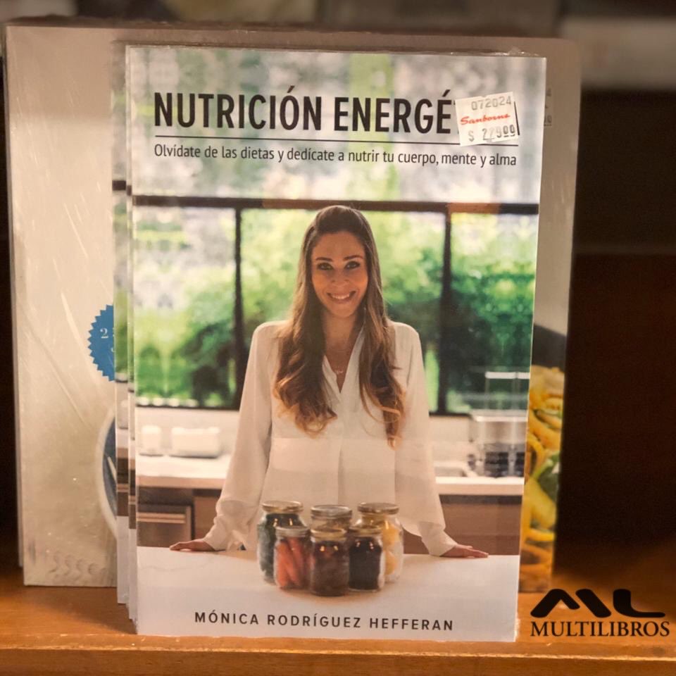 EMultilibros's tweet photo. #NutriciónEnergética ya está disponible en @solosanborns 👏🏻 Aprende a sentirte en paz con la comida, con tu cuerpo, a mejorar tu salud y a obtener y mantener tu peso ideal. 

@MoniRdzHefferan #olvídatedelasdietas #nutrición #alimentossaludables #pesoideal #cuerposano #mentesana https://t.co/jgde84T8TJ