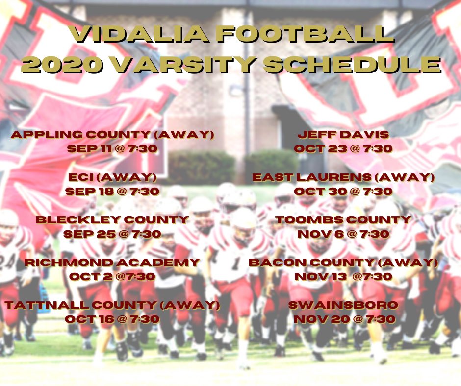 Vidalia Football tweet media